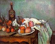 Paul Cezanne Onions and Bottles Spain oil painting reproduction